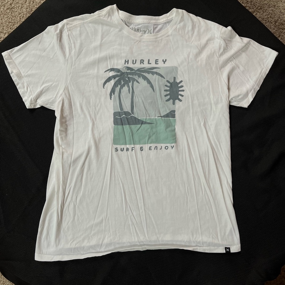 Hurley White Graphic Tee